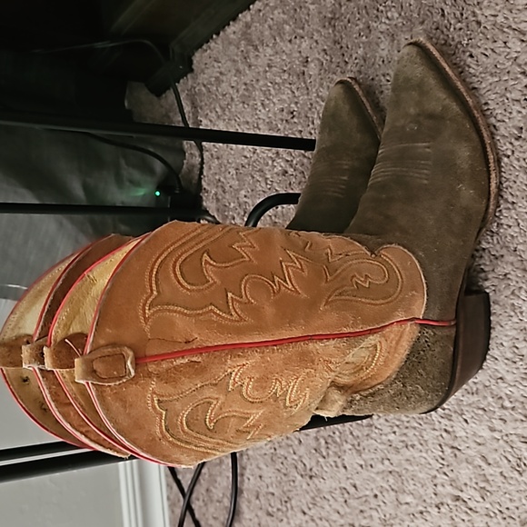 Justin Boots Suede Leather - Picture 4 of 15